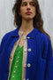 NENNA shirt / highland wool / sapphire