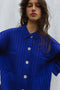 NENNA shirt / highland wool / sapphire