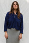 FRANKA ribbed jumper / organic cotton / midnight