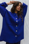 NENNA shirt / highland wool / sapphire