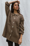 NENNA shirt / highland wool / walnut