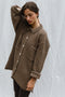 NENNA shirt / highland wool / walnut