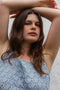 LINA vest / organic cotton / the sea