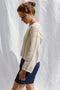 NURIA jumper / organic cotton / milk