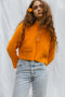 FRANKA ribbed jumper / organic cotton / kumquat