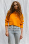 FRANKA ribbed jumper / organic cotton / kumquat