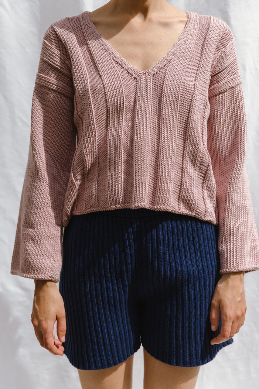 NURIA jumper / organic cotton / magnolia blossom