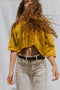 DULCE ribbed top / organic cotton / golden honey