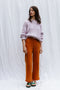 CARLA trousers / organic cotton / orange zest