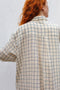 RITA shirt dress / indian cotton / blue & white chequered