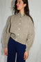 CARMEN cardigan / highland wool / wild oat