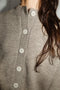CARMEN cardigan / highland wool / rock salt