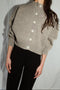 CARMEN cardigan / highland wool / rock salt