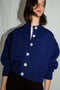 CARMEN cardigan / highland wool / indigo