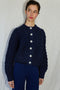 MILAGRO cardigan / highland wool / medianoche