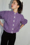 MILAGRO cardigan / highland wool / jacaranda