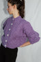 MILAGRO cardigan / highland wool / jacaranda