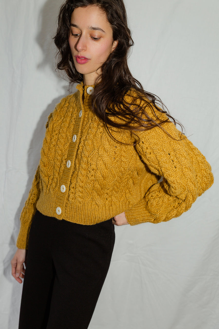 MILAGRO cardigan / highland wool / amaranto