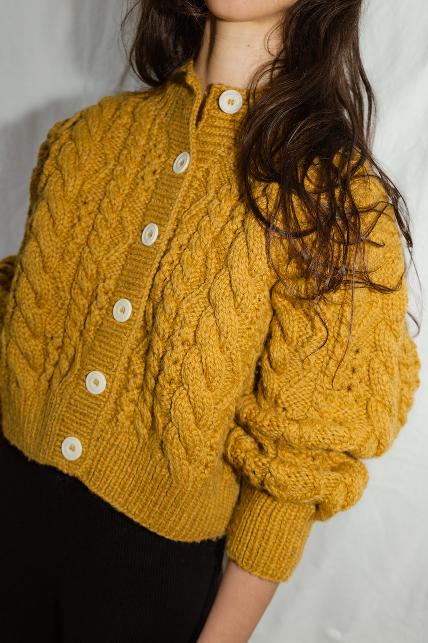 MILAGRO cardigan / highland wool / amaranto