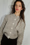 MILAGRO cardigan / highland wool / rock salt