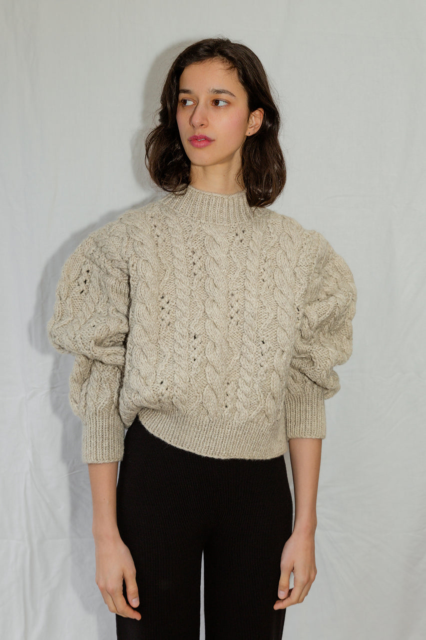 MILAGRO jumper / highland wool / wild oat