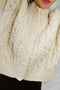 MILAGRO cardigan / highland wool / milk