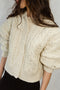 MILAGRO cardigan / highland wool / milk