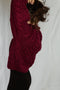 MILAGRO cardigan / highland wool / amarena