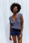 LUZ top / organic cotton / berry lassi