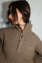 LENNY ribbed jumper / highland wool / walnut