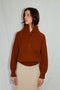 LENNY ribbed jumper / highland wool / sandalwood
