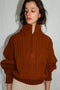 LENNY ribbed jumper / highland wool / sandalwood