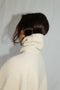 MINI NORA turtleneck / alpaca & pima cotton / milk