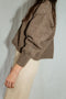 MINI ROSALIA cardigan / highland wool / walnut