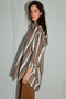 SANTIAGO big shirt / organic indian cotton / 90s stripes