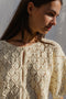 LINA BOLERO mini cardigan / organic cotton / milk