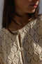 LINA BOLERO mini cardigan / organic cotton / milk