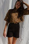 LINA BOLERO mini cardigan / organic cotton / carob