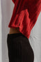 CALI mini cardigan / organic cotton / sweet paprika