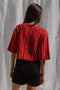 CALI mini cardigan / organic cotton / sweet paprika