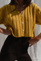 CALI mini cardigan / organic cotton / golden honey
