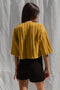 CALI mini cardigan / organic cotton / golden honey