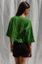 CALI mini cardigan / organic cotton / cilantro