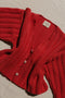 CALI mini cardigan / organic cotton / sweet paprika