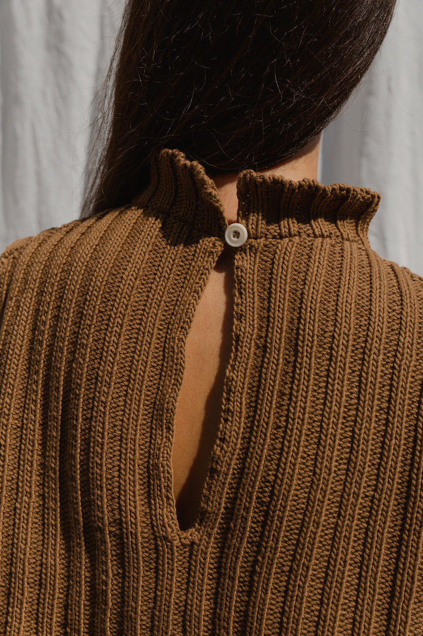 RIO vest / organic cotton / carob