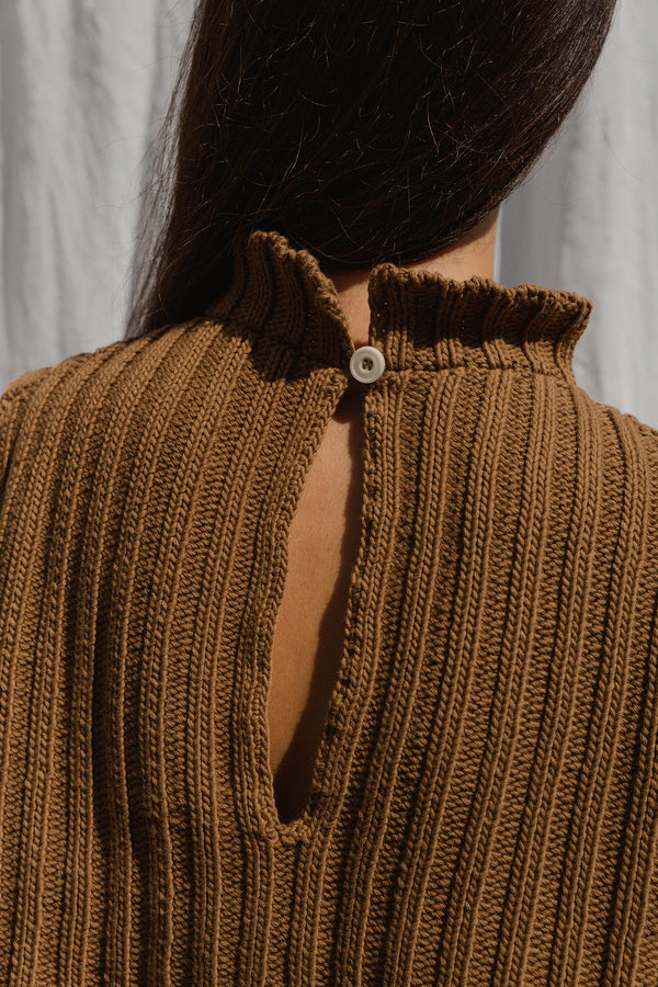 RIO vest / organic cotton / carob