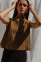 RIO vest / organic cotton / carob