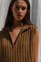 RIO vest / organic cotton / carob