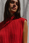 RIO vest / organic cotton / mojo rojo