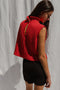 RIO vest / organic cotton / mojo rojo